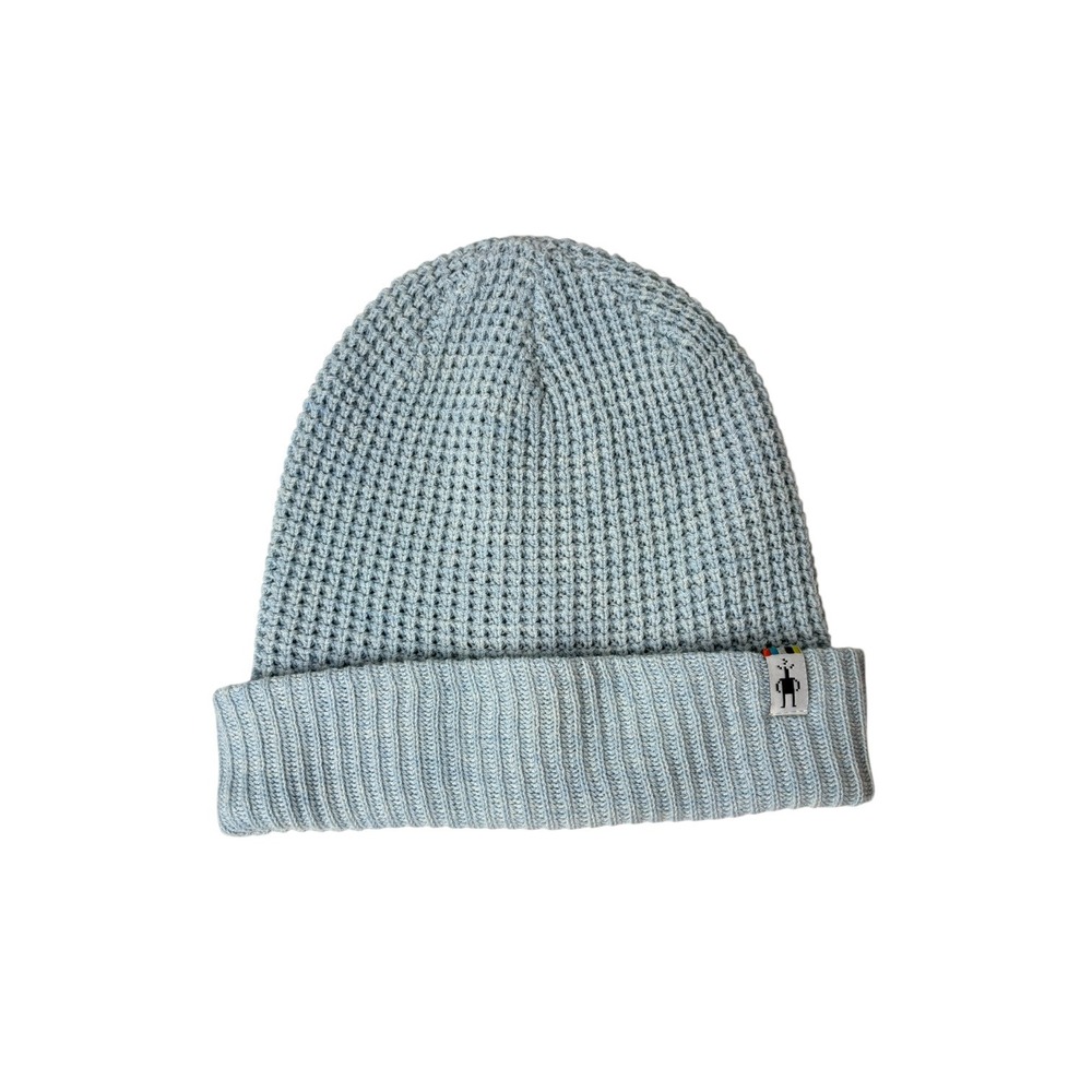Smartwool Beanie Hat Creek Run Winter Sky Heather Blue Merino‎ Wool NWOT OS
